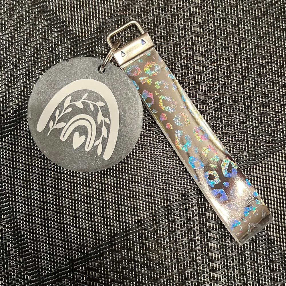 Boho Cheetah Keychain